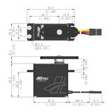 HITEC - Limited Edition WP Aluminum 25T Digital Brushless Servo