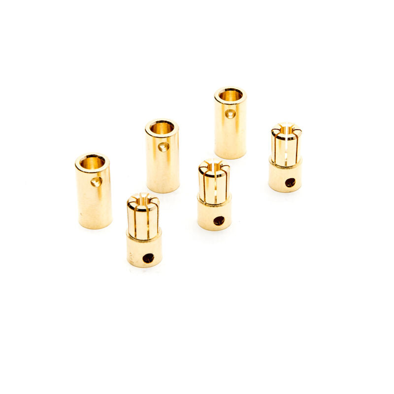 Dynamite Connector: Gold Bullet Set, 6.5mm (3)