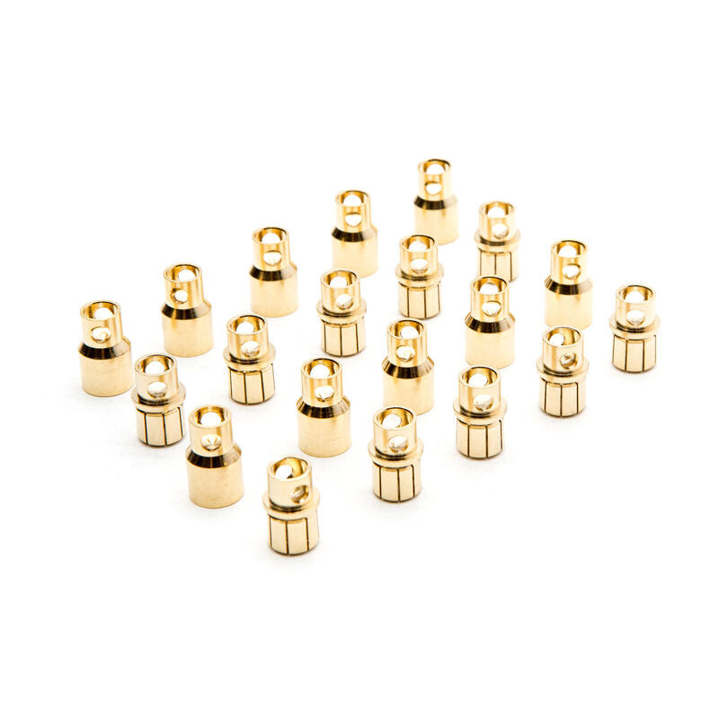 Dynamite Connector: Gold Bullet Set, 8.0mm (10)