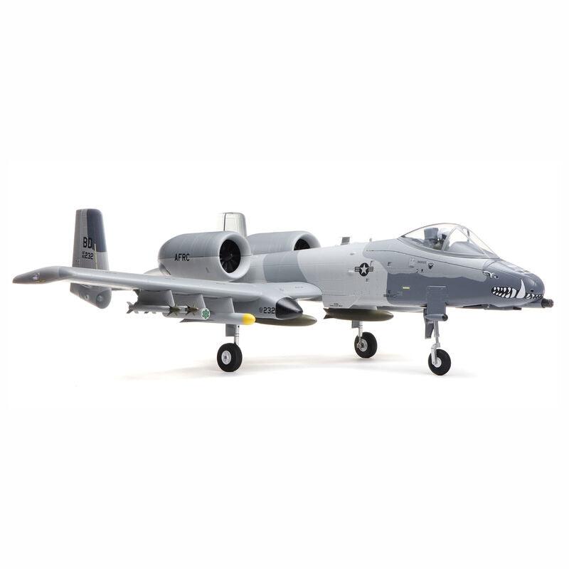 A-10 Thunderbolt II Twin 64mm EDF BNF Basic with AS3X and SAFE Select - EFL011500