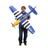 P-51D Mustang 1.5m Smart BNF Basic with AS3X and SAFE Select - EFL01250