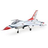 F-16 Thunderbirds 70mm EDF Jet BNF Basic with AS3X and SAFE Select - EFL78500