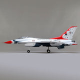 F-16 Thunderbirds 70mm EDF Jet BNF Basic with AS3X and SAFE Select - EFL78500