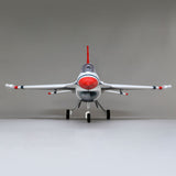 F-16 Thunderbirds 70mm EDF Jet BNF Basic with AS3X and SAFE Select - EFL78500
