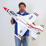 F-16 Thunderbirds 70mm EDF Jet BNF Basic with AS3X and SAFE Select - EFL78500
