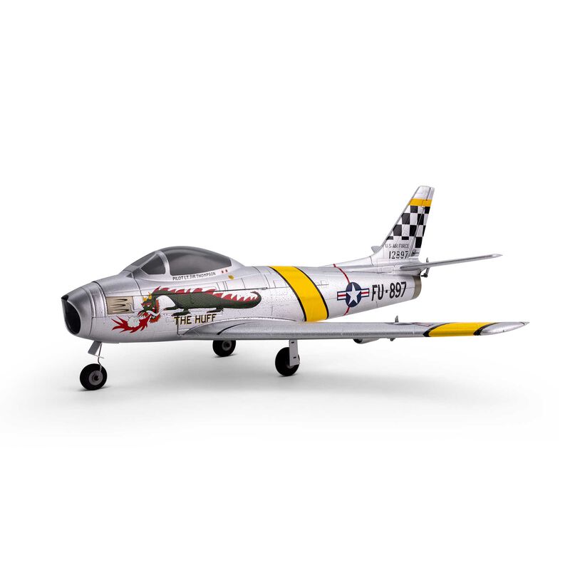 E-Flite UMX F-86 Sabre 30mm EDF Jet BNF Basic with AS3X and SAFE Select