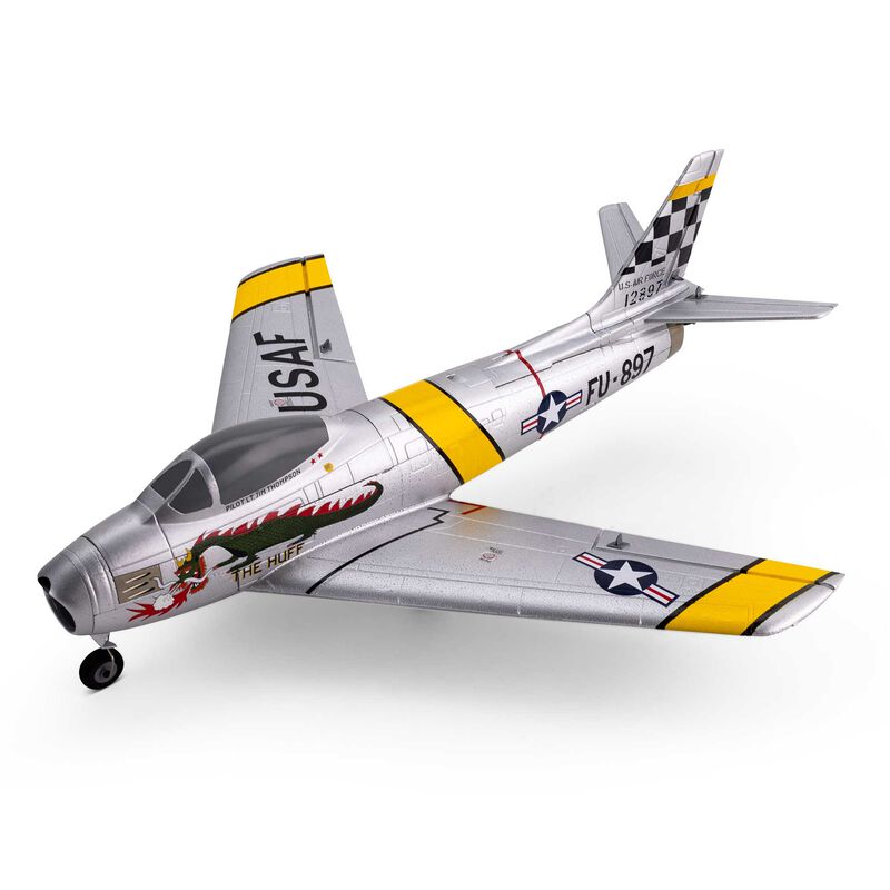 E-Flite UMX F-86 Sabre 30mm EDF Jet BNF Basic with AS3X and SAFE Select