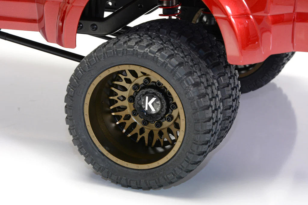 CEN Racing 8989 FORD F-450 SD KG1 Wheel Edition 1/10 4WD RTR (RED Candy Apple) Custom Truck DL-Series