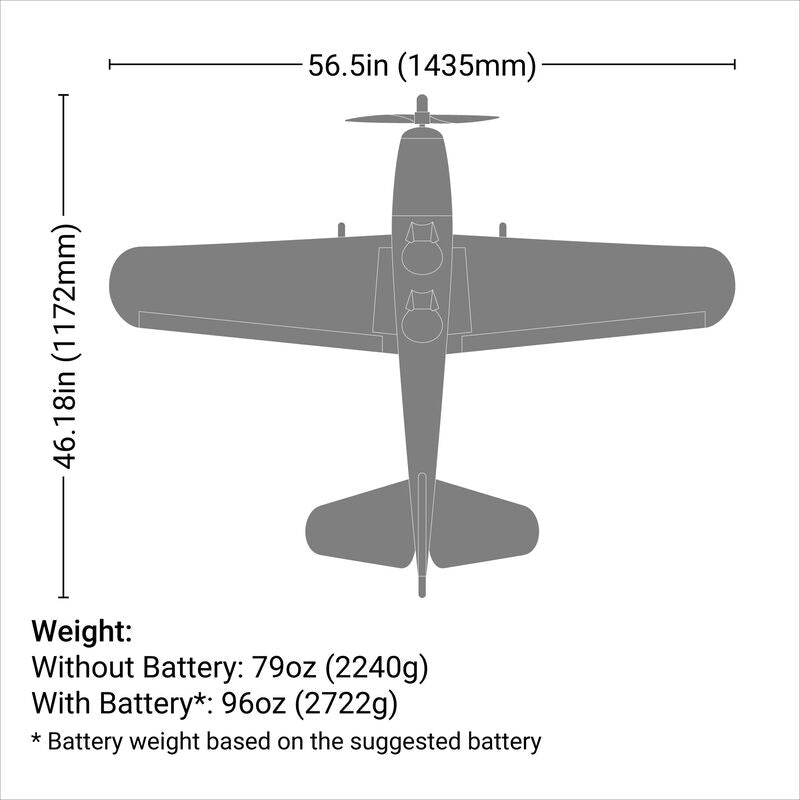 E-flite Fun Scale PT-19 PNP, 56.5"