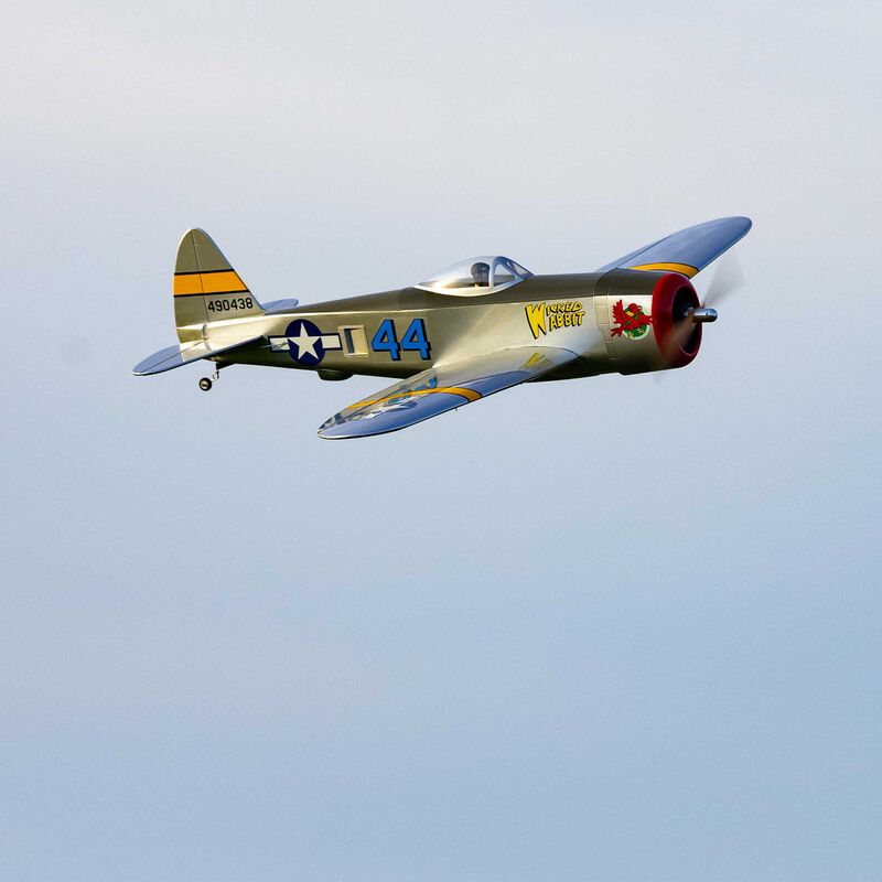 E-flite Fun Scale P-47 Thunderbolt PNP, 58.4"