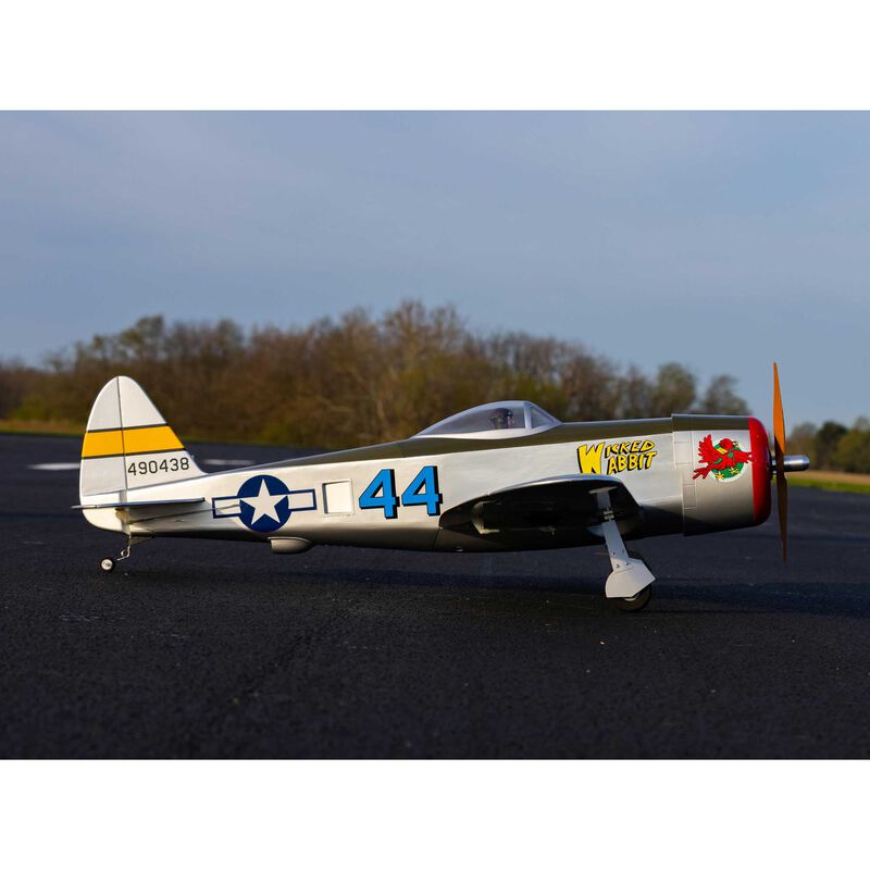 E-flite Fun Scale P-47 Thunderbolt PNP, 58.4"