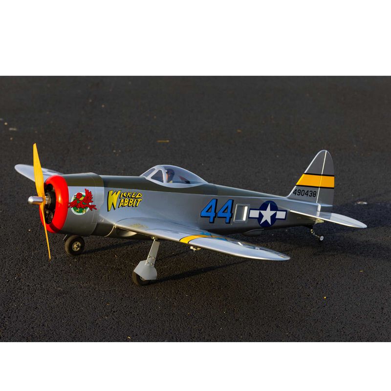 E-flite Fun Scale P-47 Thunderbolt PNP, 58.4"