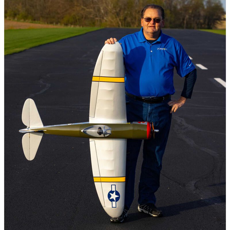 E-flite Fun Scale P-47 Thunderbolt PNP, 58.4"