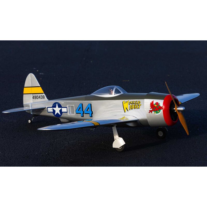 E-flite Fun Scale P-47 Thunderbolt PNP, 58.4"