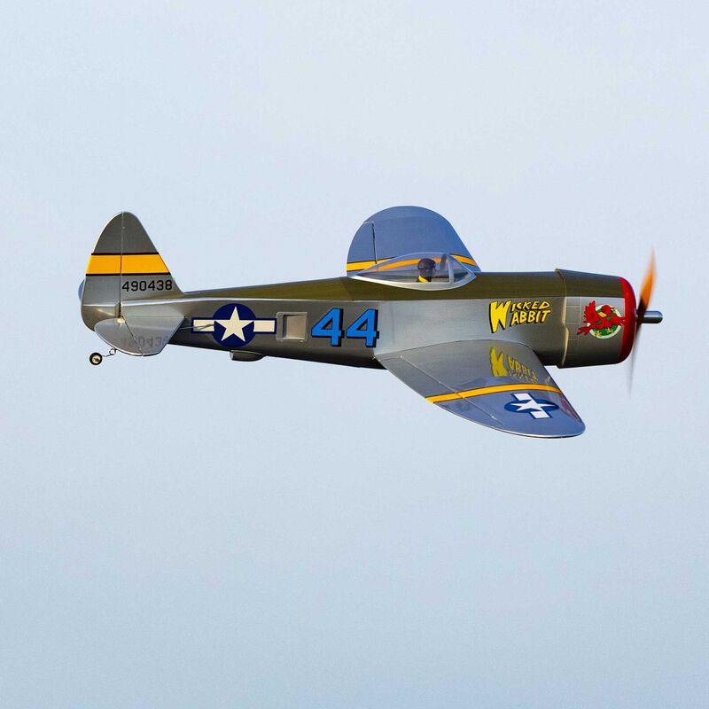 E-flite Fun Scale P-47 Thunderbolt PNP, 58.4"