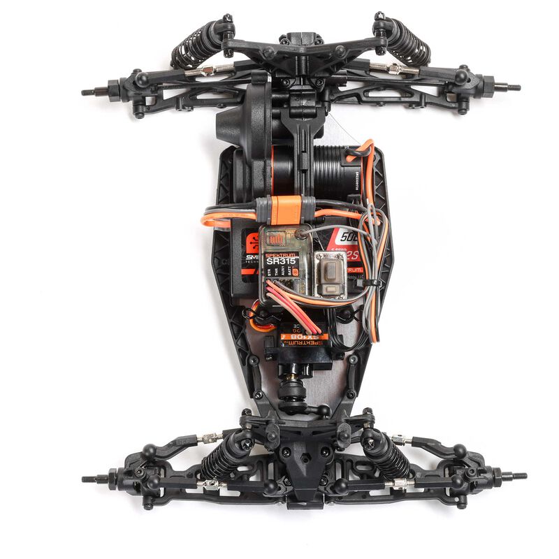 Losi 1/18 Mini-T 2.0 2S 2WD RTR Brushless Stadium Truck, Red