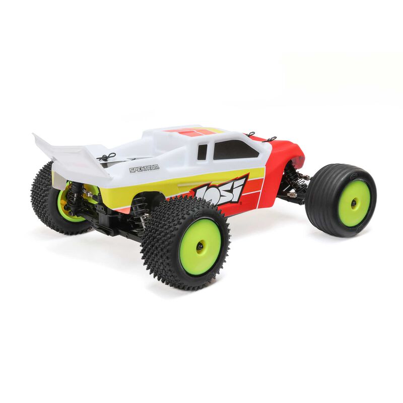 Losi 1/18 Mini-T 2.0 2S 2WD RTR Brushless Stadium Truck, Red