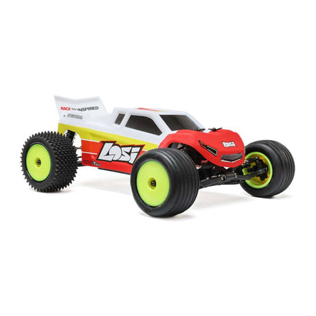 Losi 1/18 Mini-T 2.0 2S 2WD RTR Brushless Stadium Truck, Red