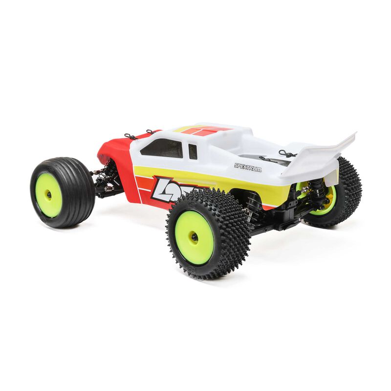 Losi 1/18 Mini-T 2.0 2S 2WD RTR Brushless Stadium Truck, Red