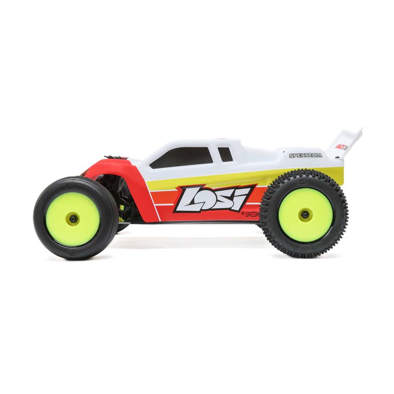 Losi 1/18 Mini-T 2.0 2S 2WD RTR Brushless Stadium Truck, Red