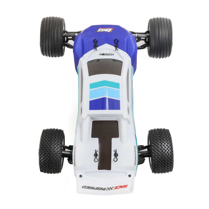 Losi 1/18 Mini-T 2.0 2S 2WD RTR Brushless Stadium Truck, Blue