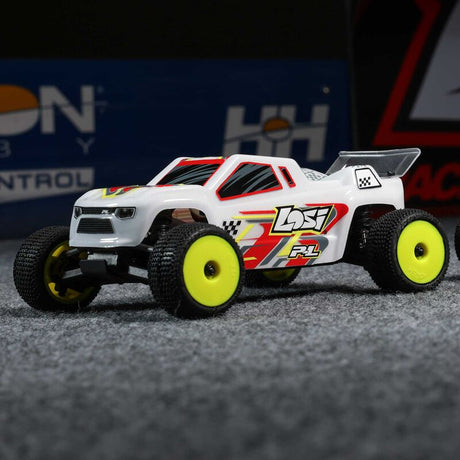Losi 1/28 Micro-T 2S 2WD RTR Stadium Truck, White