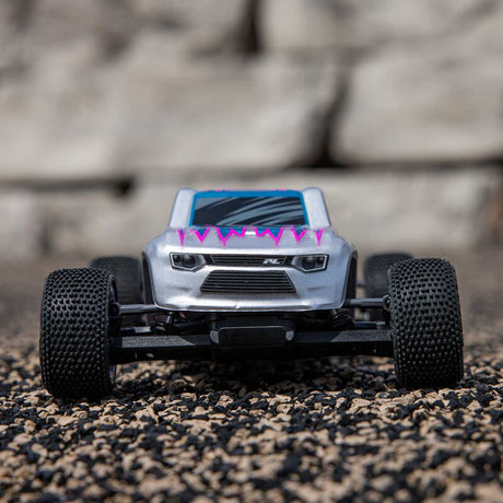 Losi 1/28 Micro-T 2S 2WD RTR Stadium Truck, Silver