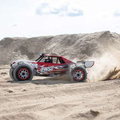 Losi 1/5 DBXL-E 2.0 V2 8S 4X4 RTR Brushless Desert Buggy, Red