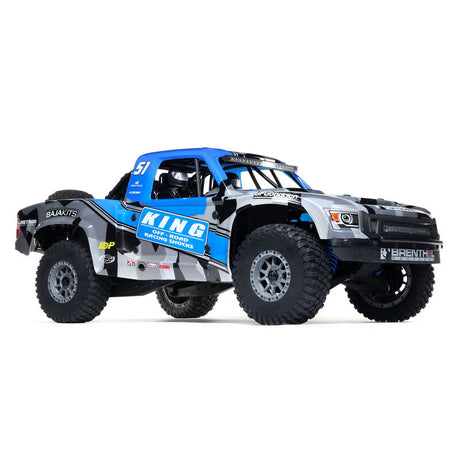 Losi 1/6 Super Baja Rey King Shocks 8S 4X4 RTR Brushless Desert Truck, Blue