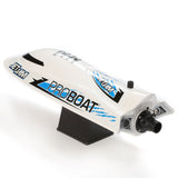 Jet Jam V2 12" Self-Righting Pool Racer Brushed RTR, White - PRB08031V2T2