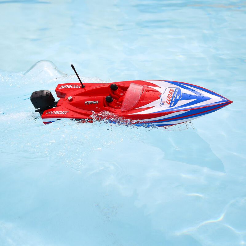 Lucas Oil 17" Power Boat Racer Self-Righting Deep-V RTR - PRB08044T2