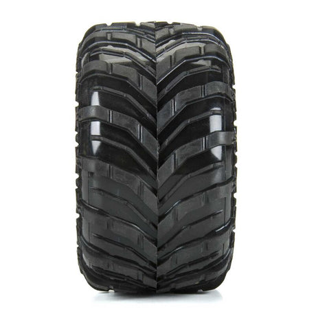 Dreadnaught Mounted Black Wheel F/R (4) for ARRMA GORGON/QUAKE GROM