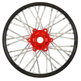 Pro-Line Racing 1/4 Pro-Spec Aluminum V2 Bead Front Wheel Black/Red (1): Promoto-MX