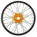 Pro-Line Racing 1/4 Pro-Spec Aluminum V2 Bead Front Wheel Black/Gold (1): Promoto-MX