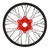 Pro-Line Racing 1/4 Pro-Spec Aluminum V2 Bead Rear Wheel Black/Red (1): Promoto-MX