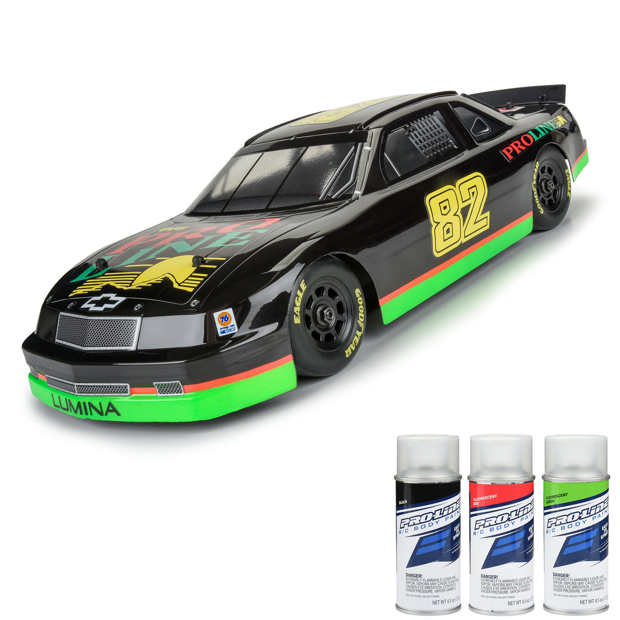 Pro-Line Racing 1/12 Pre-Cut 1990 Chevy Lumina Clear Body: Losi NASCAR