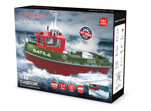 RC Pro Satila – 1/72 2.4G Mini R/C Scale TugBoat - RCPSATILA
