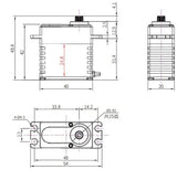 REEFS -1400 Smart 16.8V Brushless Servo