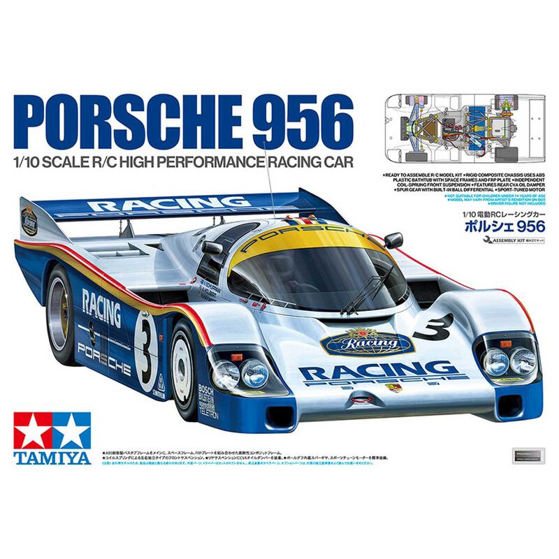 Tamiya 1/10 Porsche 956 2WD On-Road Touring Car Kit