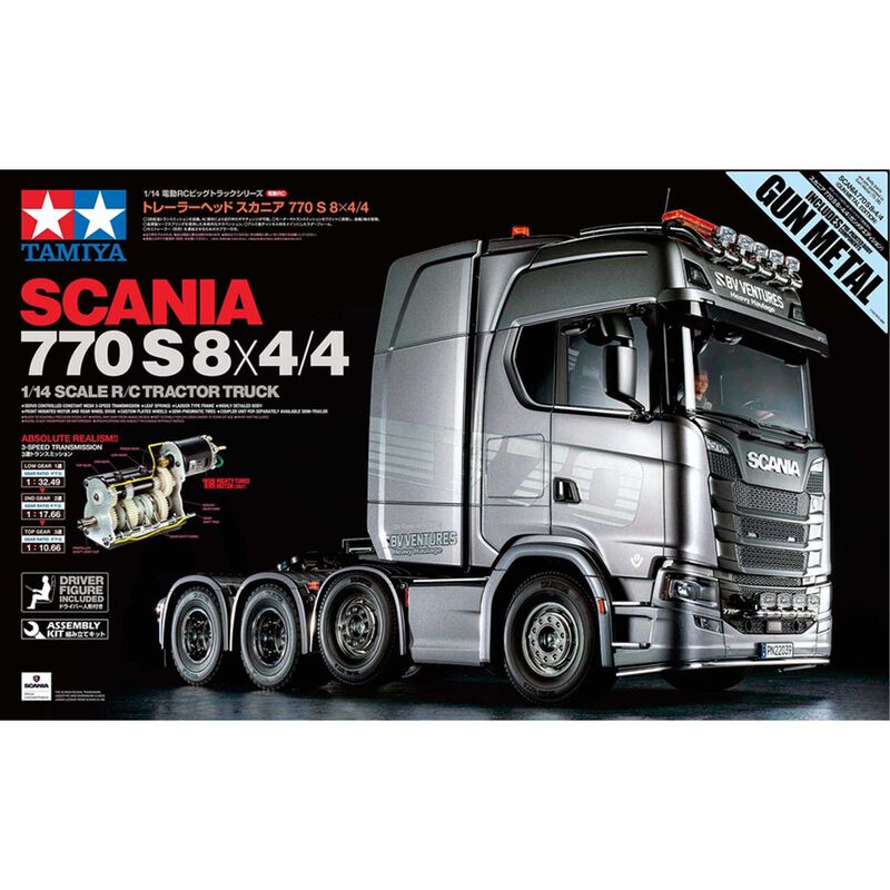 Tamiya 1/14 Scania 770 S 8x4/4 Tractor Truck Kit