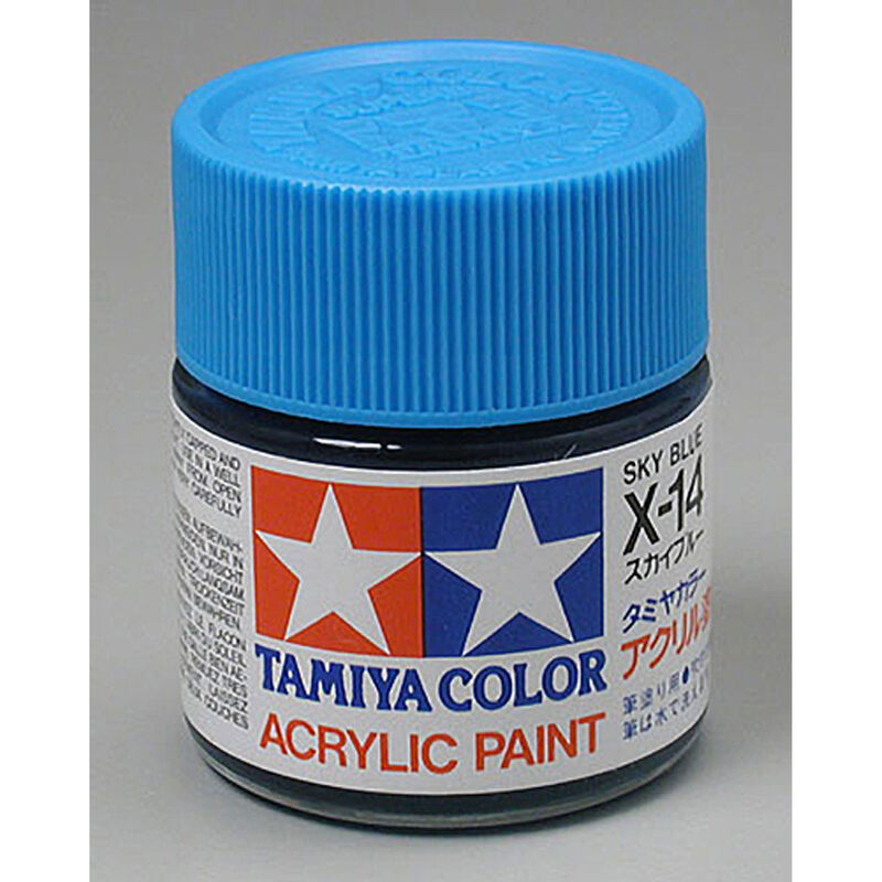 Tamiya Acrylic X14 Gloss, Sky Blue