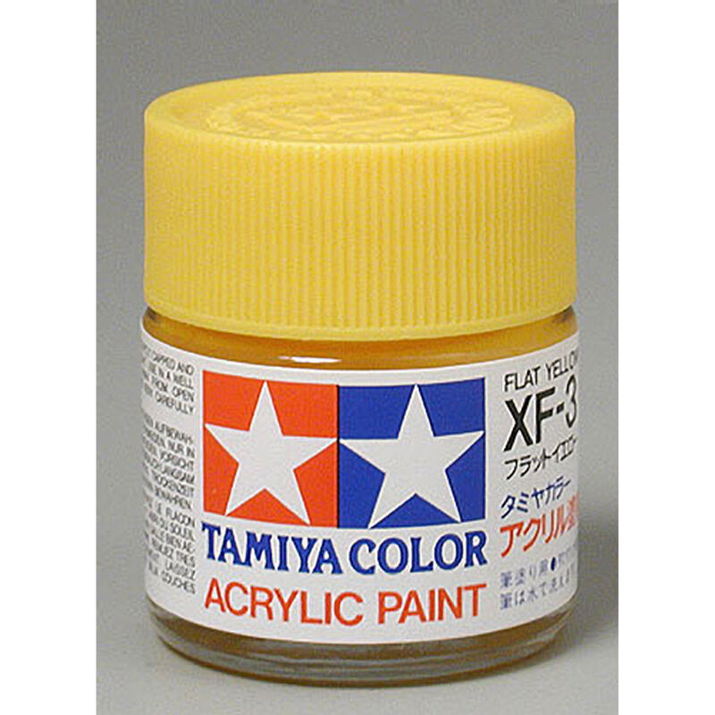 Tamiya Acrylic XF3 Flat, Yellow
