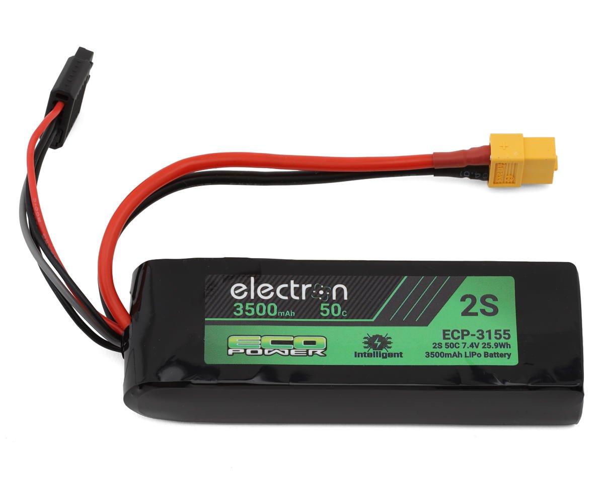EcoPower "Electron" 2S 50C Intelligent LiPo Battery w/XT60 Connector (7.4V/3500mAh)