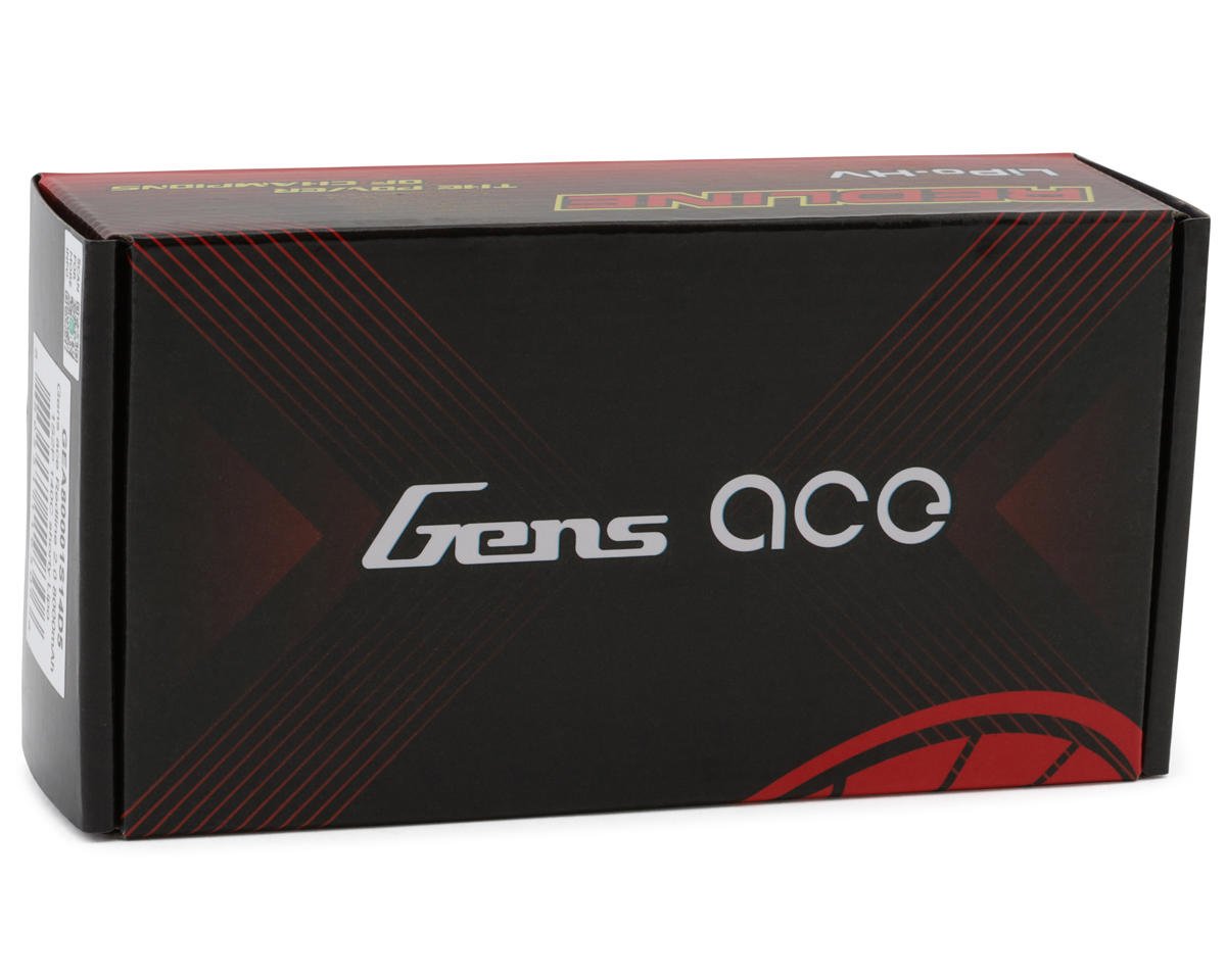 Gens Ace Redline 2.0 1S Shorty LiHV Battery 140C (3.8V/8000mAh) w/5mm Bullets