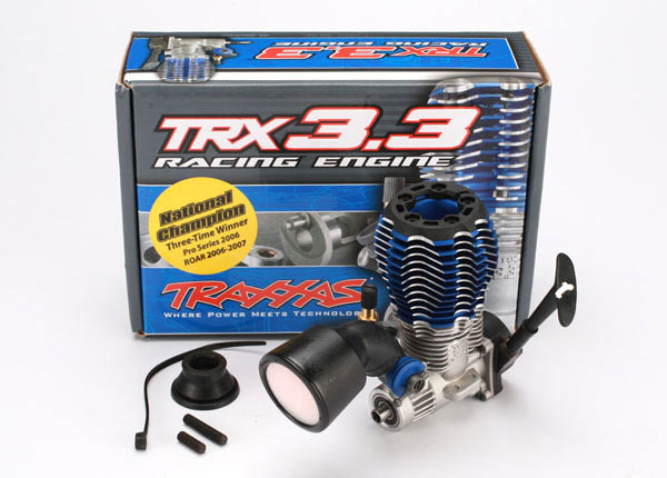 Traxxas TRX 3.3 Nitro Engine w/ Multi-Shaft & Recoil Starter