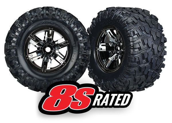 Traxxas - 7772a T&W X-MAXX CHRM/MAXX AT TIRE