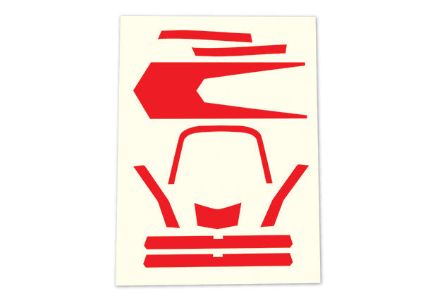 Traxxas Red High-Visibility Aton Decals