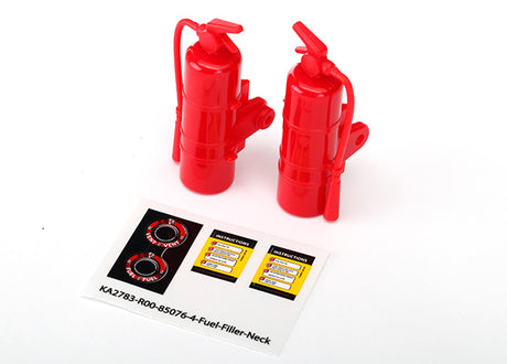 Traxxas Replica Red Fire Extinguishers with Decals (2)