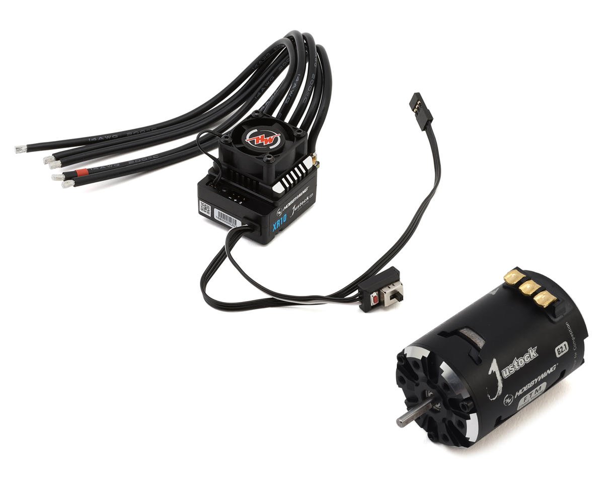Hobbywing - XR10 Justock G3S Sensored Brushless ESC/SD G2.1 Motor Combo (17.5T)