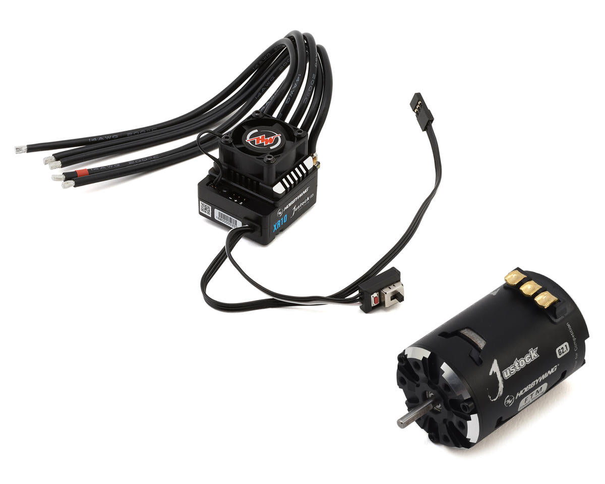 Hobbywing - XR10 Justock G3S Sensored Brushless ESC/ SD G2.1 Motor Combo (21.5T)